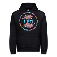 Black i am inspiration Urban Hoodie - MaliasSmallBusiness