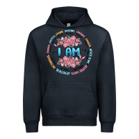 Navy i am inspiration Urban Hoodie - MaliasSmallBusiness