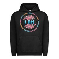 Pigment Black i am inspiration Urban Hoodie - MaliasSmallBusiness