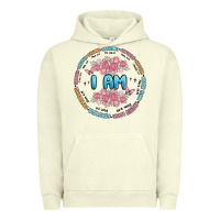 Pigment Pistachio i am inspiration Urban Hoodie - MaliasSmallBusiness