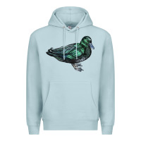 Blue Mist East İndie Duck Premium Hoodie - LillyAllenDesigns