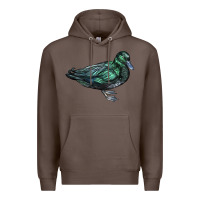 Coffee East İndie Duck Premium Hoodie - LillyAllenDesigns