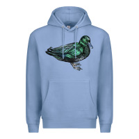 Colony Blue East İndie Duck Premium Hoodie - LillyAllenDesigns