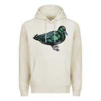 Oatmeal Heather East İndie Duck Premium Hoodie - LillyAllenDesigns