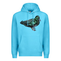 Ocean Blue East İndie Duck Premium Hoodie - LillyAllenDesigns