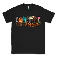 Black campfire legend Classic Tee - Zillion Design Studio