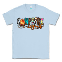 Dusty Blue campfire legend Classic Tee - Zillion Design Studio