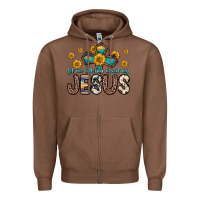 Chestnut let me tell you about my jesus Zipper Hoodie - Zillion Design Studio