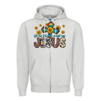 Dove Grey let me tell you about my jesus Zipper Hoodie - Zillion Design Studio