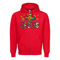 Red let me tell you about my jesus Zipper Hoodie - Zillion Design Studio
