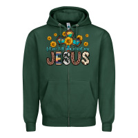 Sports Green let me tell you about my jesus Zipper Hoodie - Zillion Design Studio