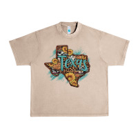 French Oak leopard cowhide sunflower texas map Urban Heavy Tee - Artiststas