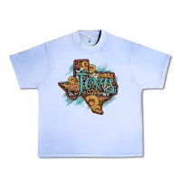 Grape Ice leopard cowhide sunflower texas map Urban Heavy Tee - Artiststas