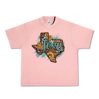 Salmon leopard cowhide sunflower texas map Urban Heavy Tee - Artiststas