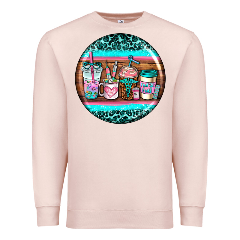 Nurse Car Coasters Premium Sweatshirt by AdoDesignShop | Teevron