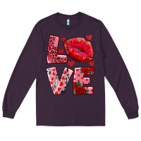 Plum love kiss Long Sleeve Tee - RanaPortraitStore