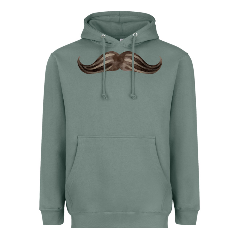 Brown Moustache Fa Element Heavyweight Hoodie by FaDigitalArtStudio | Teevron