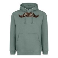 Sage brown moustache fa element Heavyweight Hoodie - FaDigitalArtStudio