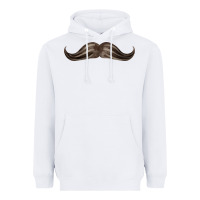 White brown moustache fa element Heavyweight Hoodie - FaDigitalArtStudio
