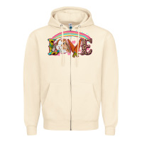 Sandshell easter bunny love Zipper Hoodie - RanaPortraitStore