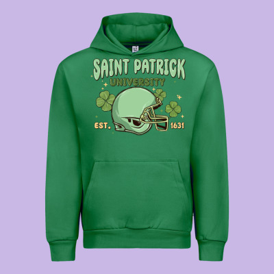 Saint Patrick University Urban Hoodie Designed By Maliassmallbusiness