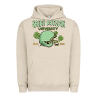 Pigment French Oak saint patrick university Urban Hoodie - MaliasSmallBusiness