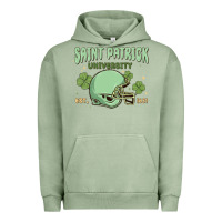 Pigment Oil Green saint patrick university Urban Hoodie - MaliasSmallBusiness