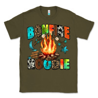 Army Green bonfire Classic Tee - Zillion Design Studio