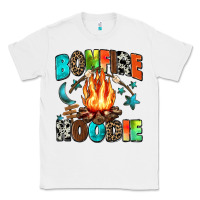White bonfire Classic Tee - Zillion Design Studio