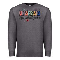 Charcoal Heather unafraid Premium Sweatshirt - JahusDesignShop