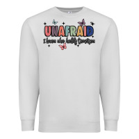 Dove Grey unafraid Premium Sweatshirt - JahusDesignShop