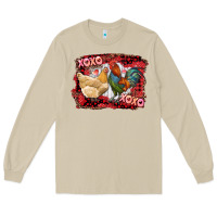 Mushroom xoxo rooster and chicken Long Sleeve Tee - RanaPortraitStore