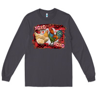 Smoke xoxo rooster and chicken Long Sleeve Tee - RanaPortraitStore