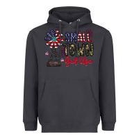 Smoke small town gail usa Heavyweight Hoodie - CowhideDigitalArt