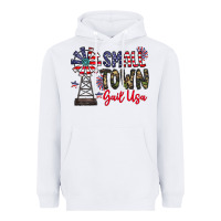 White small town gail usa Heavyweight Hoodie - CowhideDigitalArt