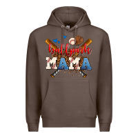 Coffee ballpark mama Premium Hoodie - AdoDesignShop
