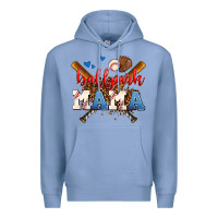 Colony Blue ballpark mama Premium Hoodie - AdoDesignShop