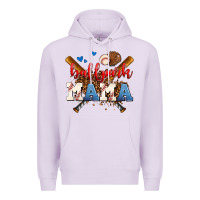 Lilac ballpark mama Premium Hoodie - AdoDesignShop