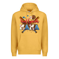 Mustard ballpark mama Premium Hoodie - AdoDesignShop