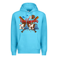 Ocean Blue ballpark mama Premium Hoodie - AdoDesignShop