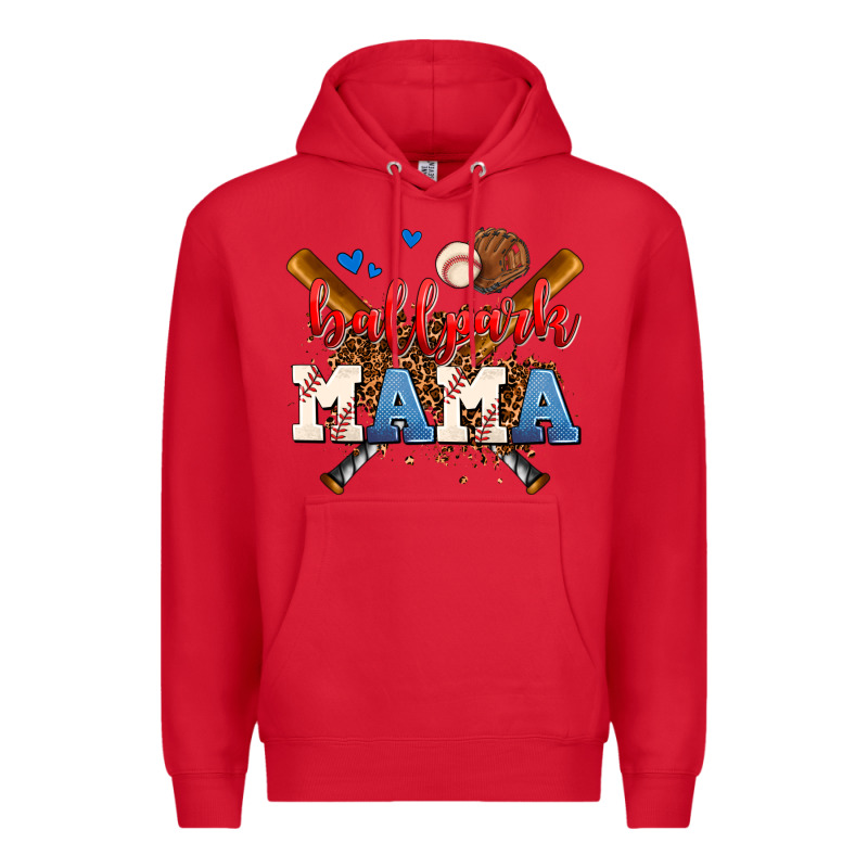 Ballpark Mama Premium Hoodie by AdoDesignShop | Teevron