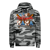 Slate Camo ballpark mama Premium Hoodie - AdoDesignShop