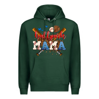 Sports Green ballpark mama Premium Hoodie - AdoDesignShop