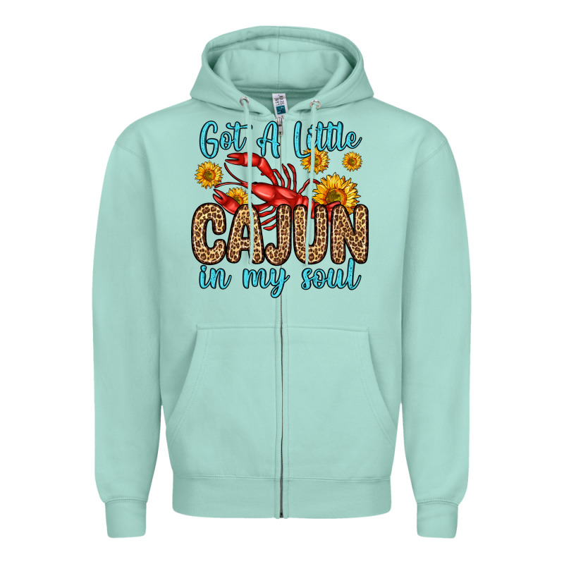 Got A Little Cajun In My Soul Zipper Hoodie by Zillion Design Studio | Teevron