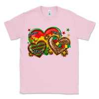 Bubblegum Pink juneteenth heart Classic Tee - texasbilliewilder