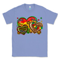 Colony Blue juneteenth heart Classic Tee - texasbilliewilder