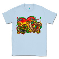 Dusty Blue juneteenth heart Classic Tee - texasbilliewilder