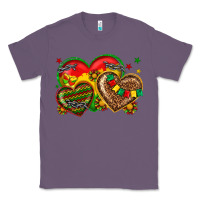 Lavender juneteenth heart Classic Tee - texasbilliewilder