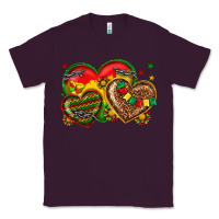 Plum juneteenth heart Classic Tee - texasbilliewilder