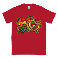 Red juneteenth heart Classic Tee - texasbilliewilder